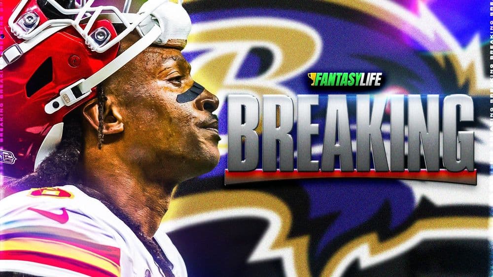 DeAndre Hopkins Signs With Baltimore Ravens: Fantasy Football Impact On Lamar Jackson, Zay Flowers, And More