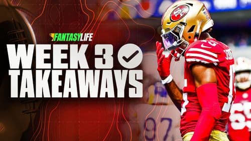Week 3 Fantasy Football Takeaways: A Surprising Star in SF