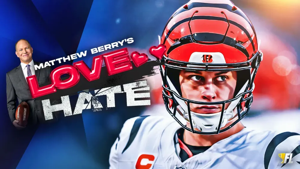 Matthew Berry's Love/Hate For 2026 Fantasy Football
