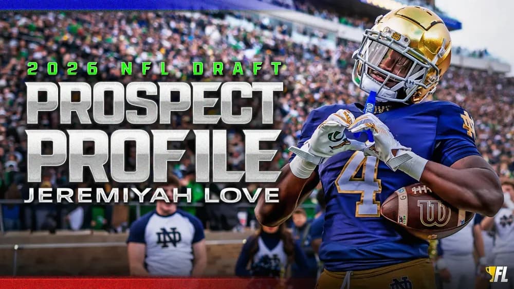 Jeremiyah Love NFL Draft Scouting Report: Hot, Nasty, Badass Speed