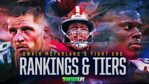 Tight End Rankings and Tiers For Fantasy Football 2025: Brock Bowers, George Kittle, and More