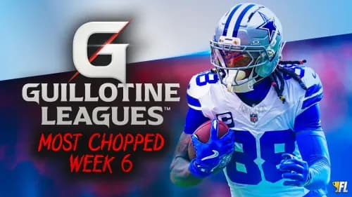 Most-Chopped Players For Week 6 In Guillotine Leagues™️: CeeDee Lamb & More