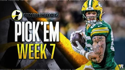 Underdog Pick 'Em Selections For Week 7: Go High On Tucker Kraft