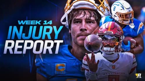 Week 14 Fantasy Football Injury Report: Will Justin Herbert and Jayden Daniels Play?