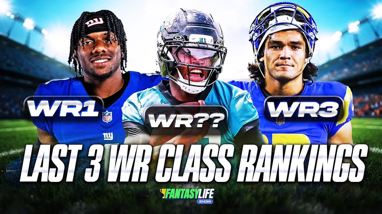 We Ranked Every WR from the Past 3 Draft Classes (Fantasy Football)