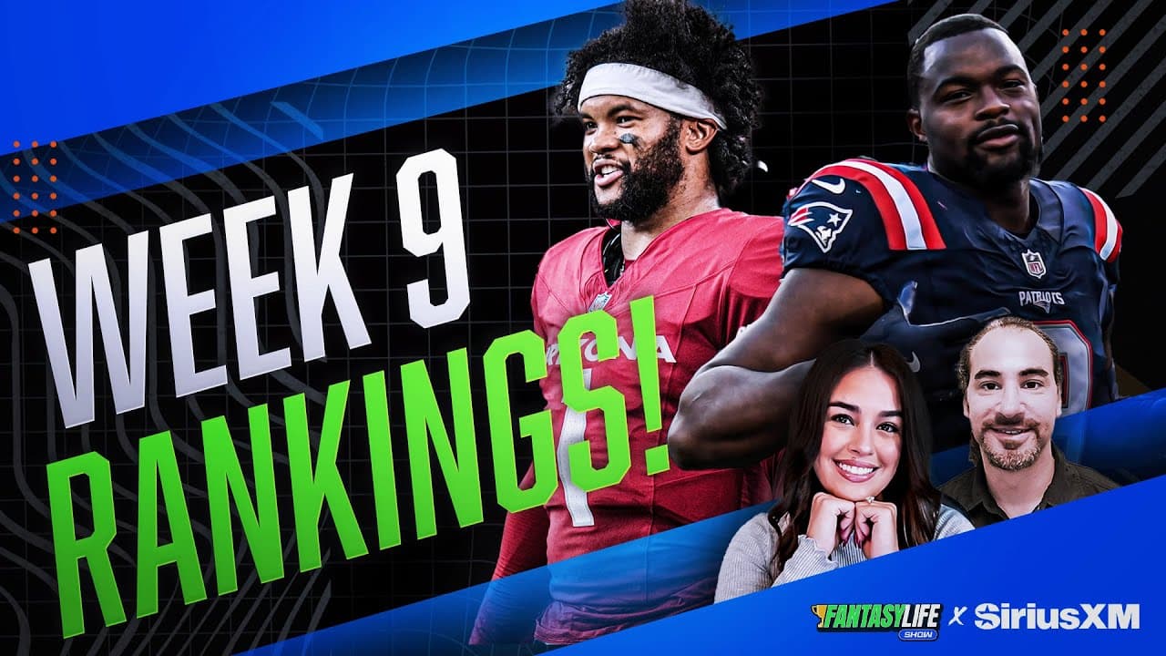 Fantasy Football Stock Watch and Early Week 9 Rankings!