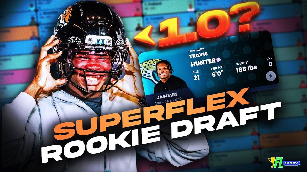 2025 Dynasty Rookie Expert Mock Draft | Superflex Format!