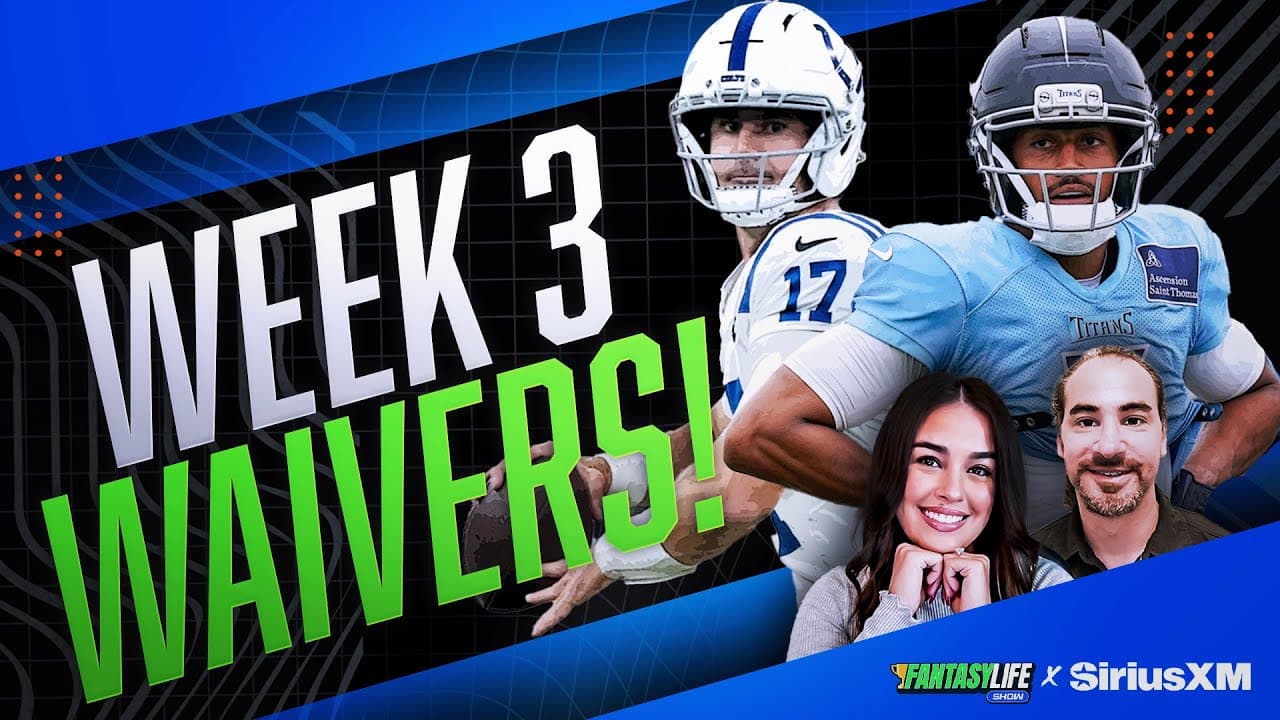 Week 3 Waiver Wire Targets for 2025 Fantasy Football