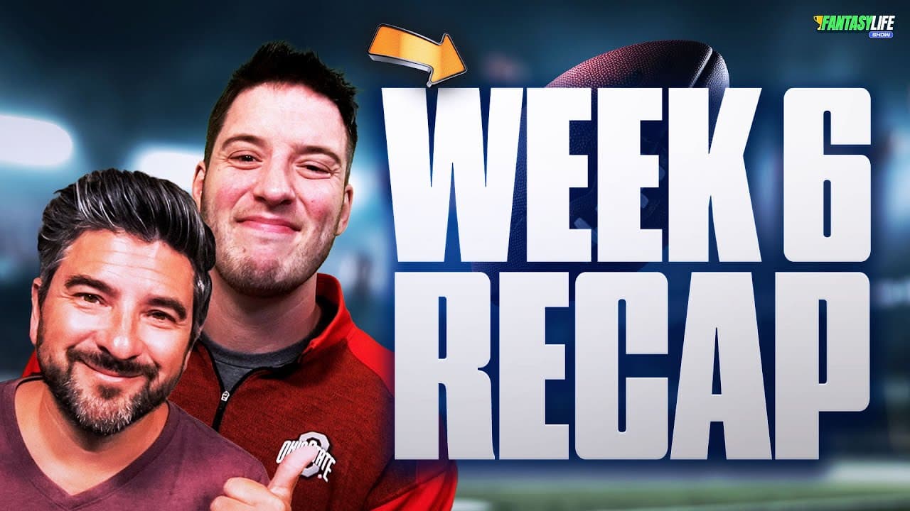 Fantasy Breakdown of EVERY NFL Week 6 Game (INSTANT ANALYSIS!)