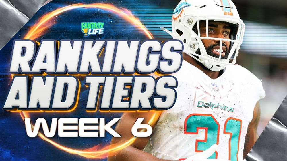 Week 6 Fantasy Football Rankings And Tiers. Raheem Mostert Is A Smash Play.