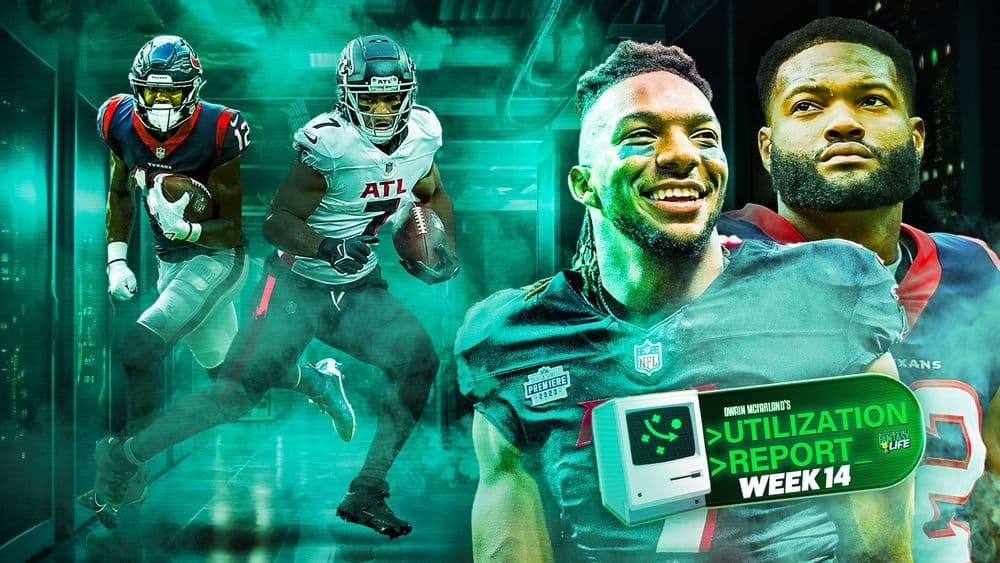 The Utilization Report. Everything You Need For Fantasy Football In Week 14.