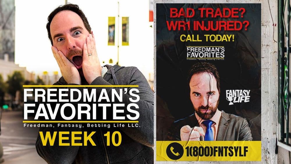 Freedman's Favorites. The Best Fantasy Football Plays For Week 10