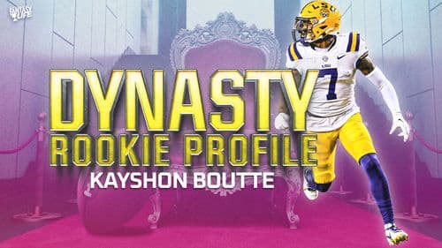 Dynasty Rookie Profile: Kayshon Boutte
