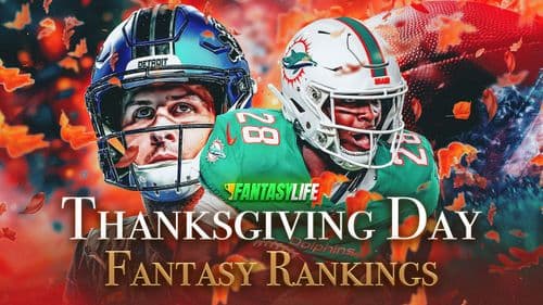Fantasy Football Rankings For The 2024 Thanksgiving Day Games