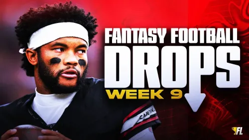 Players To Drop In Week 9 Fantasy Football: Say Goodbye to Kyler Murray!