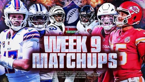 Breaking Down Every Week 9 Matchup for Fantasy Football
